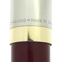 CIRCA 1960 SHEAFFER PFM IV BURGUNDY SNORKEL PEN FOR MEN FOUNTAIN PEN RESTORED OFFERED BY ANTIQUE DIGGER