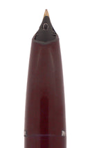 CIRCA 1960 SHEAFFER PFM IV BURGUNDY SNORKEL PEN FOR MEN FOUNTAIN PEN RESTORED OFFERED BY ANTIQUE DIGGER