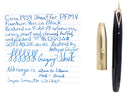 CIRCA 1959 SHEAFFER BLACK PFM V SNORKEL PEN FOR MEN FOUNTAIN PEN RESTORED OFFERED BY ANTIQUE DIGGER