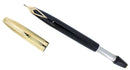 CIRCA 1959 SHEAFFER BLACK PFM V SNORKEL PEN FOR MEN FOUNTAIN PEN RESTORED OFFERED BY ANTIQUE DIGGER