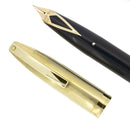 CIRCA 1959 SHEAFFER BLACK PFM V SNORKEL PEN FOR MEN FOUNTAIN PEN RESTORED OFFERED BY ANTIQUE DIGGER