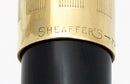 CIRCA 1959 SHEAFFER BLACK PFM V SNORKEL PEN FOR MEN FOUNTAIN PEN RESTORED OFFERED BY ANTIQUE DIGGER