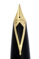 CIRCA 1959 SHEAFFER BLACK PFM V SNORKEL PEN FOR MEN FOUNTAIN PEN RESTORED OFFERED BY ANTIQUE DIGGER