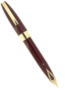 CIRCA 1959 SHEAFFER BURGUNDY PFM III SNORKEL FOUNTAIN PEN RESTORED OFFERED BY ANTIQUE DIGGER