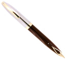 C1959 SHEAFFER BURGUNDY PFM IV SNORKEL PEN FOR MEN FOUNTAIN PEN RESTORED OFFERED BY ANTIQUE DIGGER