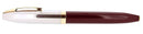 C1959 SHEAFFER BURGUNDY PFM IV SNORKEL PEN FOR MEN FOUNTAIN PEN RESTORED OFFERED BY ANTIQUE DIGGER