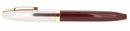 CIRCA 1959 SHEAFFER BURGUNDY PFM IV SNORKEL PEN FOR MEN FOUNTAIN PEN RESTORED OFFERED BY ANTIQUE DIGGER