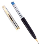 CIRCA 1959 SHEAFFER  PFM IV STAINLESS CAP BLACK BARREL PENCIL SERVICED OFFERED BY ANTIQUE DIGGER