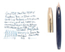 C1959 SHEAFFER PFM V BLUE  SNORKEL FOUNTAIN PEN RESTORED OFFERED BY ANTIQUE DIGGER