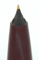 CIRCA 1959 SHEAFFER BURGUNDY PFM V SNORKEL PEN FOR MEN FOUNTAIN PEN RESTORED OFFERED BY ANTIQUE DIGGER