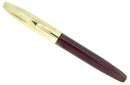 CIRCA 1959 SHEAFFER BURGUNDY PFM V SNORKEL PEN FOR MEN FOUNTAIN PEN RESTORED OFFERED BY ANTIQUE DIGGER