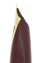 CIRCA 1959 SHEAFFER BURGUNDY PFM V SNORKEL PEN FOR MEN FOUNTAIN PEN RESTORED OFFERED BY ANTIQUE DIGGER