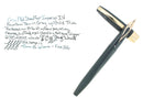 C1961 SHEAFFER DARK BLUE GRAY IMPERIAL IV FOUNTAIN PEN TOUCHDOWN FILLER RESTORED OFFERED BY ANTIQUE DIGGER