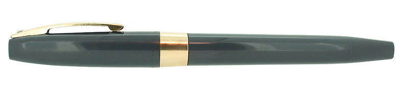 C1961 SHEAFFER DARK BLUE GRAY IMPERIAL IV FOUNTAIN PEN TOUCHDOWN FILLER RESTORED OFFERED BY ANTIQUE DIGGER