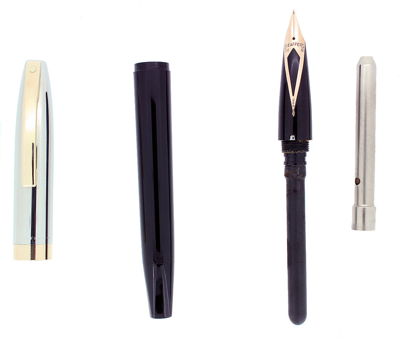 CIRCA 1961 SHEAFFER IMPERIAL VI FOUNTAIN PEN TOUCHDOWN FILLER 14K NIB RESTORED OFFERED BY ANTIQUE DIGGER