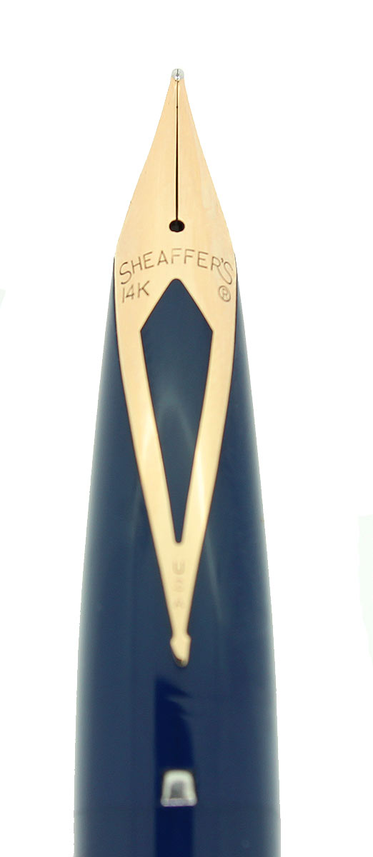 CIRCA 1961 SHEAFFER BLUE IMPERIAL IV FOUNTAIN PEN TOUCHDOWN FILLER RESTORED OFFERED BY ANTIQUE DIGGER