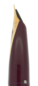 C1961 SHEAFFER BURGUNDY IMPERIAL IV FOUNTAIN PEN PENCIL SET TOUCHDOWN FILL MINT OFFERED BY ANTIQUE DIGGER