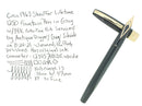 CIRCA 1963 SHEAFFER GRAY LIFETIME 1250 EXTRA FINE NIB FOUNTAIN PEN RESTORED OFFERED BY ANTIQUE DIGGER