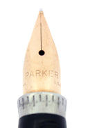 PARKER 75 KEEPSAKE STERLING SILVER MEDIUM NIB FOUNTAIN PEN NEAR MINT PROTOTYPE? OFFERED BY ANTIQUE DIGGER