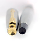 CIRCA 1969 PARKER 45 FLIGHTER DELUXE 14K STUB NIB STAINLESS STEEL FOUNTAIN PEN OFFERED BY ANTIQUE DIGGER