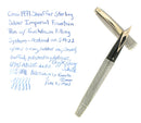 C1971 SHEAFFER STERLING SILVER IMPERIAL TOUCHDOWN FOUNTAIN PEN RESTORED OFFERED BY ANTIQUE DIGGER