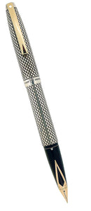 CIRCA 1971 SHEAFFER STERLING SILVER IMPERIAL TOUCHDOWN FOUNTAIN PEN RESTORED