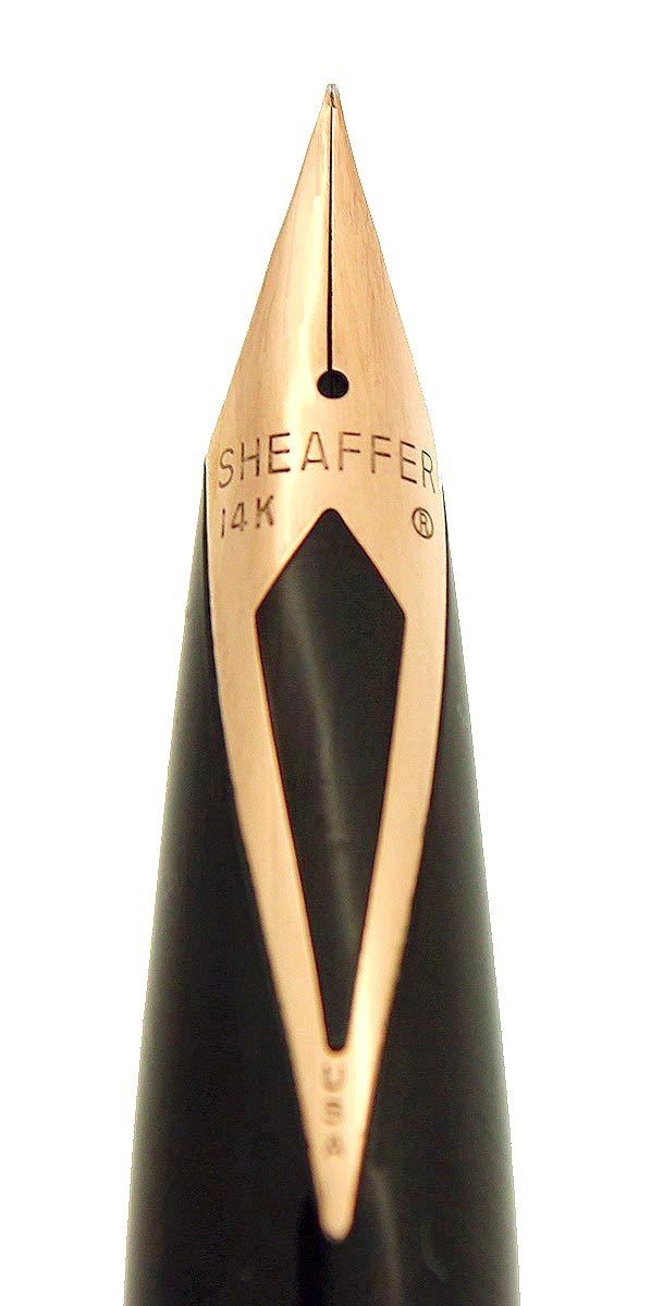 Sheaffer Silver CIRCA 1971 SHEAFFER STERLING SILVER IMPERIAL TOUCHDOWN FOUNTAIN PEN RE