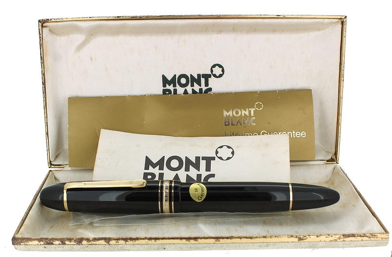 C1969 MONTBLANC MEISTERSTUCK N°149 FOUNTAIN PEN 18C NIB GERMANY OFFERED BY ANTIQUE DIGGER