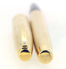 C1972 SHEAFFER IMPERIAL MODEL 827 GOLD PLATED BARLEY OVERLAY FOUNTAIN PEN SERVICED OFFERED BY ANTIQUE DIGGER