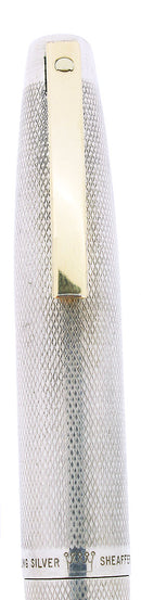 C1972 SHEAFFER STERLING IMPERIAL MODEL 826 BARLEY FOUNTAIN PEN SERVICED OFFERED BY ANTIQUE DIGGER