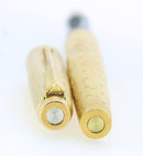 C1973 PARKER 75 GOLD PLATED PERLE 14K FINE NIB FOUNTAIN PEN RESTORED OFFERED BY ANTIQUE DIGGER