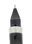 C1973 PARKER 75 GOLD PLATED PERLE 14K FINE NIB FOUNTAIN PEN RESTORED OFFERED BY ANTIQUE DIGGER