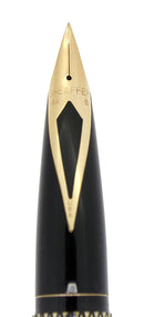 C1972 SHEAFFER 14K GOLD FILLED SOVEREIGN IMPERIAL FOUNTAIN PEN & PENCIL SET W/DIAMOND CLIPS OFFERED BY ANTIQUE DIGGER