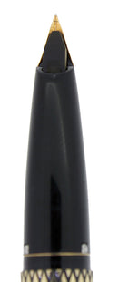 C1972 SHEAFFER 14K GOLD FILLED SOVEREIGN IMPERIAL FOUNTAIN PEN & PENCIL SET W/DIAMOND CLIPS OFFERED BY ANTIQUE DIGGER