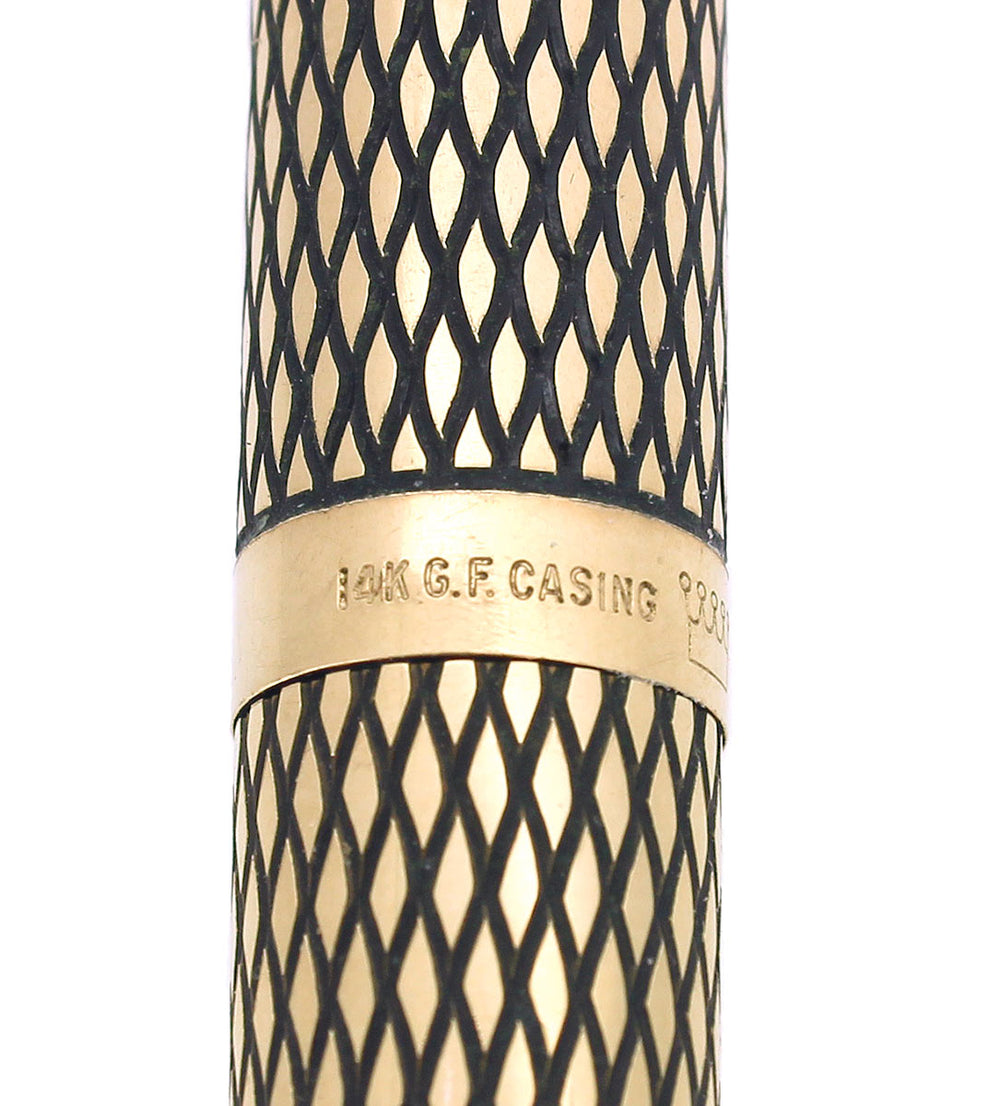 C1975 SHEAFFER WHITE DOT 14K GOLD FILLED SOVEREIGN IMPERIAL FOUNTAIN P