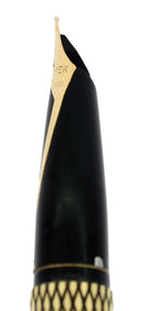 C1975 SHEAFFER WHITE DOT 14K GOLD FILLED SOVEREIGN IMPERIAL FOUNTAIN PEN & PENCIL SET MINT OFFERED BY ANTIQUE DIGGER