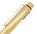 C1976 SHEAFFER TARGA 23K GOLD FLUTED FINE NIB FOUNTAIN PEN & BALLPOINT SET MINT OFFERED BY ANTIQUE DIGGER