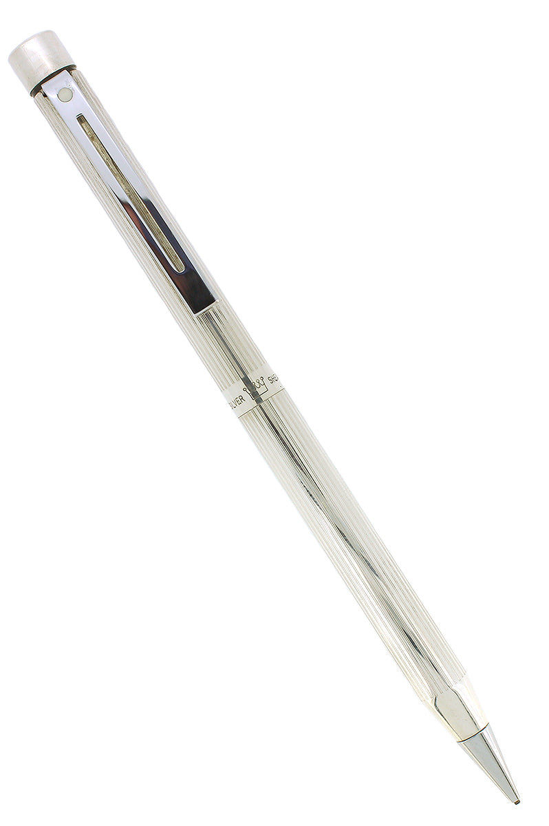 1976 SHEAFFER TARGA MODEL 1004 STERLING SILVER STRAIGHT LINE PENCIL MINT CONDITION OFFERED BY ANTIQUE DIGGER