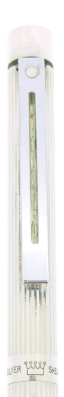 1976 SHEAFFER TARGA MODEL 1004 STERLING SILVER STRAIGHT LINE PENCIL MINT CONDITION OFFERED BY ANTIQUE DIGGER