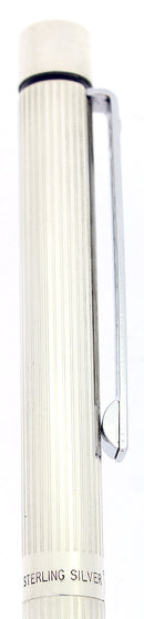 1976 SHEAFFER TARGA MODEL 1004 STERLING SILVER STRAIGHT LINE PENCIL MINT CONDITION OFFERED BY ANTIQUE DIGGER