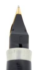 C1980 PARKER 75 GRAIN D'ORGE 14K GOLD FINE NIB FOUNTAIN PEN RESTORED OFFERED BY ANTIQUE DIGGER