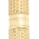 C1981 SHEAFFER TARGA 18K SOLID GOLD MASTERPIECE VANNERIE PATTERN BALLPOINT PEN OFFERED BY ANTIQUE DIGGER