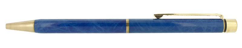CIRCA 1982 SHEAFFER TARGA BLUE RONCE BALLPOINT PEN MINT SCARCE COLOR OFFERED BY ANTIQUE DIGGER