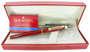 CIRCA 1982 SHEAFFER TARGA SLIMLINE IMPERIAL RED MEDIUM NIB FOUNTAIN PEN MINT OFFERED BY ANTIQUE DIGGER