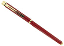 CIRCA 1982 SHEAFFER TARGA SLIMLINE IMPERIAL RED MEDIUM NIB FOUNTAIN PEN MINT OFFERED BY ANTIQUE DIGGER