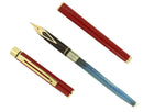 CIRCA 1982 SHEAFFER TARGA SLIMLINE IMPERIAL RED MEDIUM NIB FOUNTAIN PEN MINT OFFERED BY ANTIQUE DIGGER