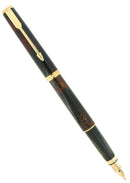 CIRCA 1983 PARKER PREMIER CHINESE LACQUER 18K MEDIUM NIB FOUNTAIN PEN FRANCE OFFERED BY ANTIQUE DIGGER