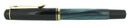 CIRCA 1985 M250 MARBLE BLUE 18C TWO-TONE MEDIUM NIB FOUNTAIN PEN RESTORED OFFERED BY ANTIQUE DIGGER
