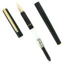 C1986 MONTBLANC NOBLESSE SLIMLINE MATTE BLACK FOUNTAIN PEN OFFERED BY ANTIQUE DIGGER