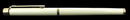 C1987 SHEAFFER TARGA SLIMLINE MODEL 1027S LAQUE IVORY 14K BROAD NIB FOUNTAIN PEN OFFERED BY ANTIQUE DIGGER